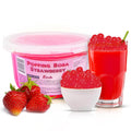 Fanale Strawberry Popping Boba Pearls - Ready-to-Eat Topping