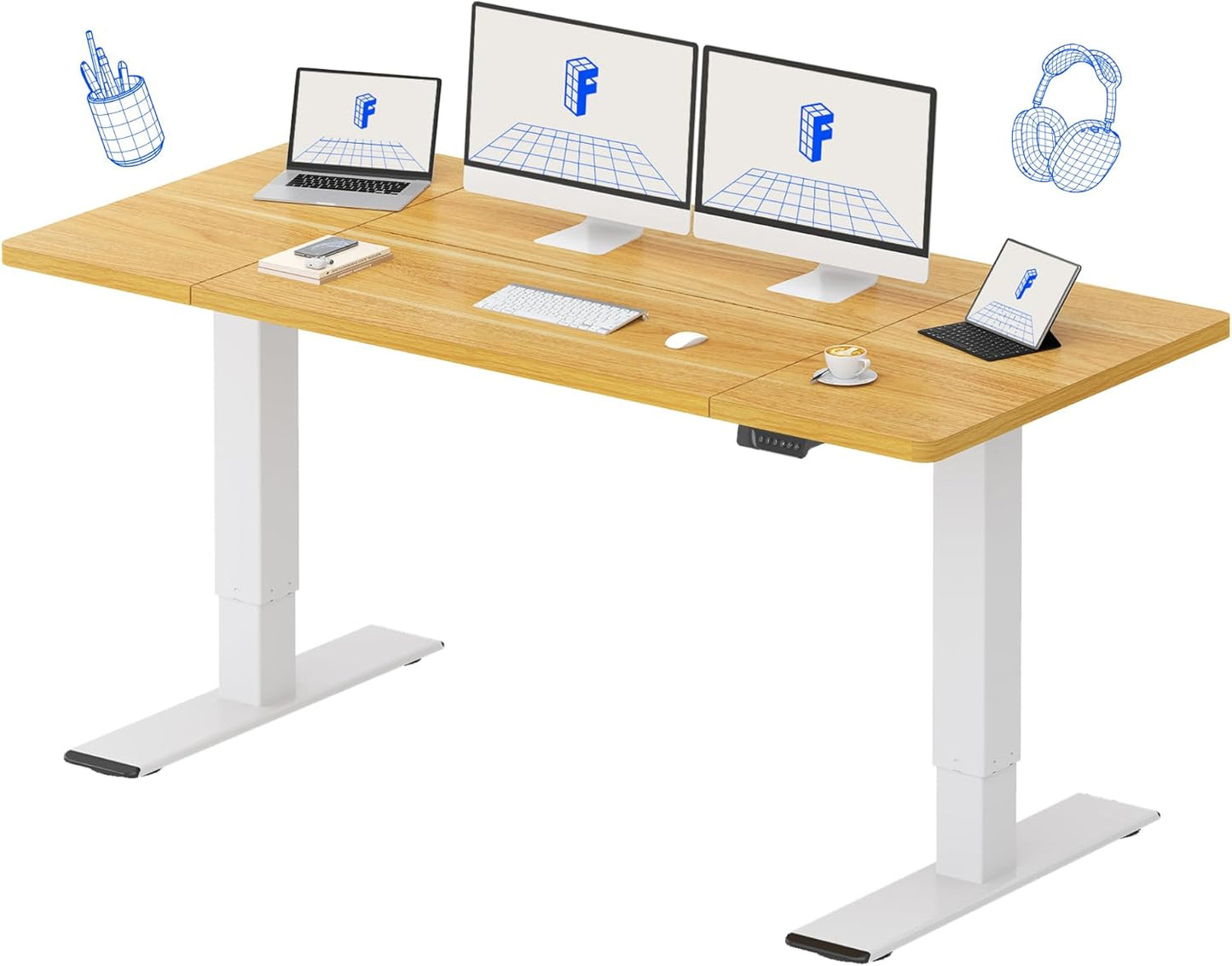 Height Adjustable Standing Desk for Max Comfort