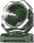 Misting Fan Portable with 9oz Tank - Long Battery Life Portable Cooler