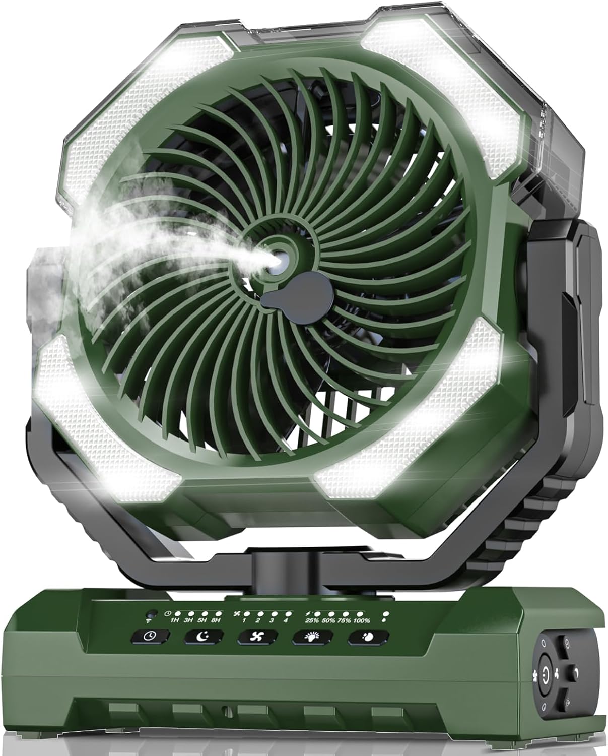 Misting Fan Portable with 9oz Tank and 24000mAh Battery Life