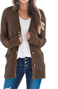 Cable Knit Open Front Cardigan Sweater - Cozy Fall Layering