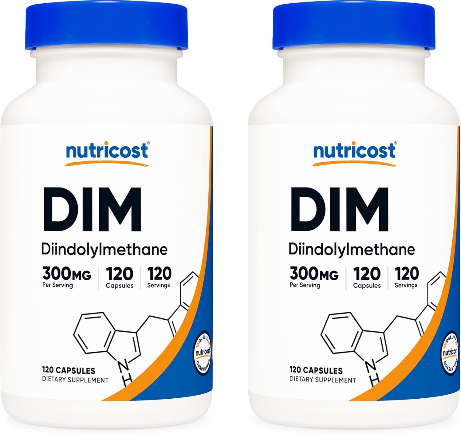 Nutricost DIM 300mg Capsules with BioPerine for Enhanced Absorption