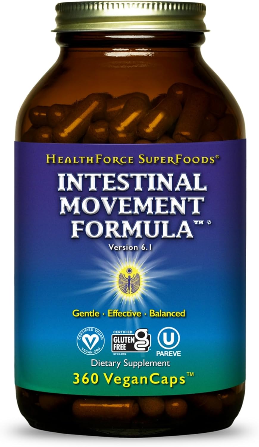 HealthForce SuperFoods Intestinal Movement Formula for Bowel Health