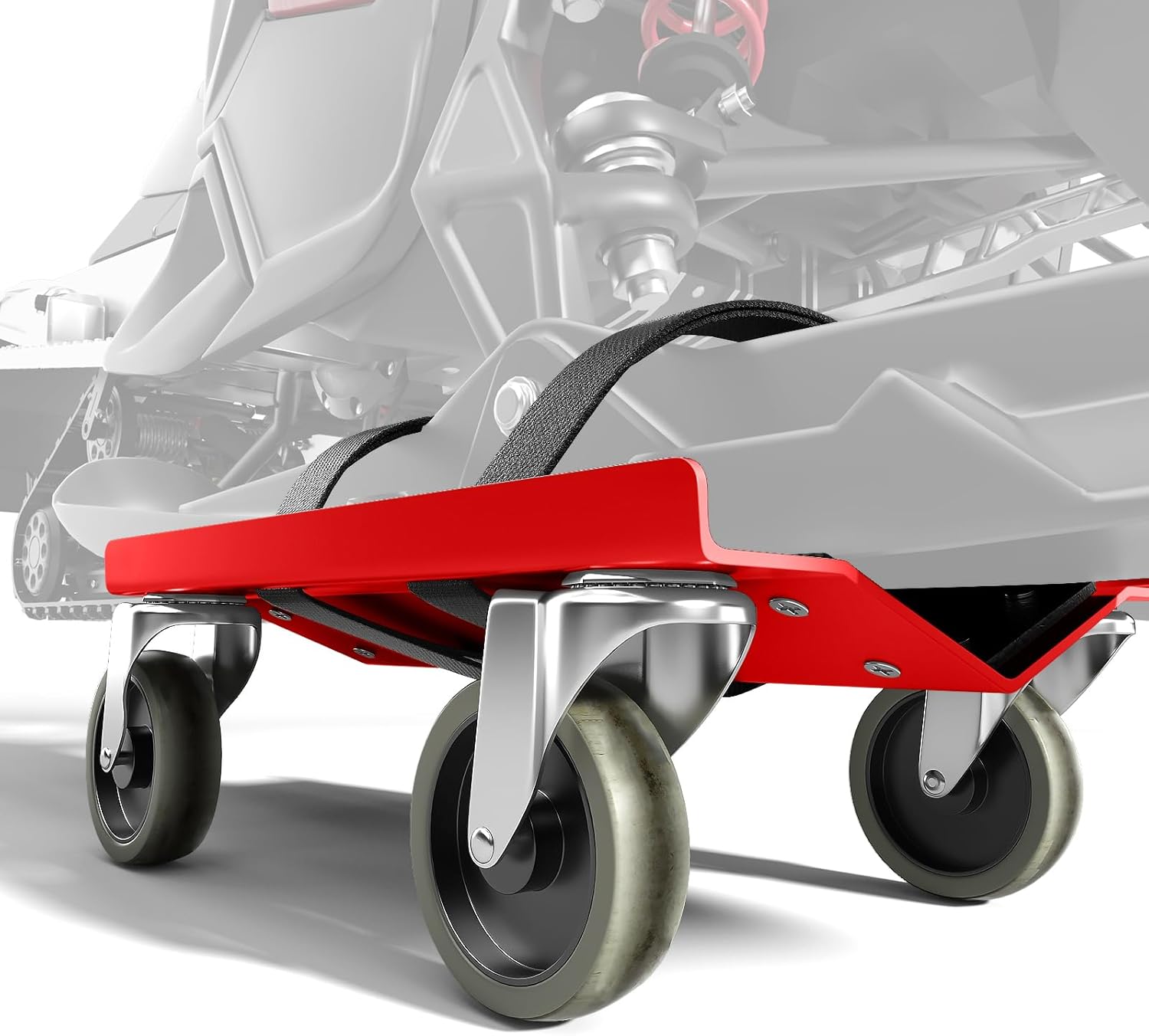 Heavy Duty Snowmobile Dolly Set with 1500 lbs Capacity and Casters