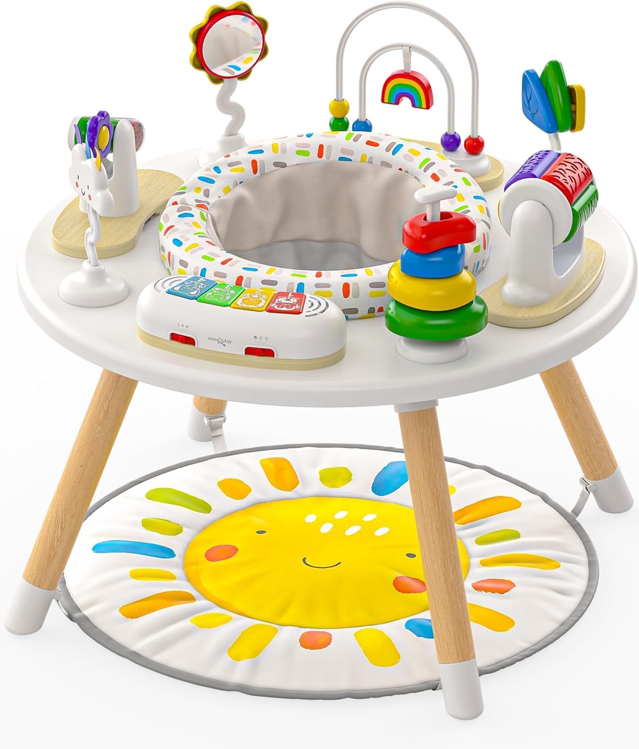 Move2Play Baby Activity Center | 4-in-1 Fun & Developmental | Montessori-Inspired