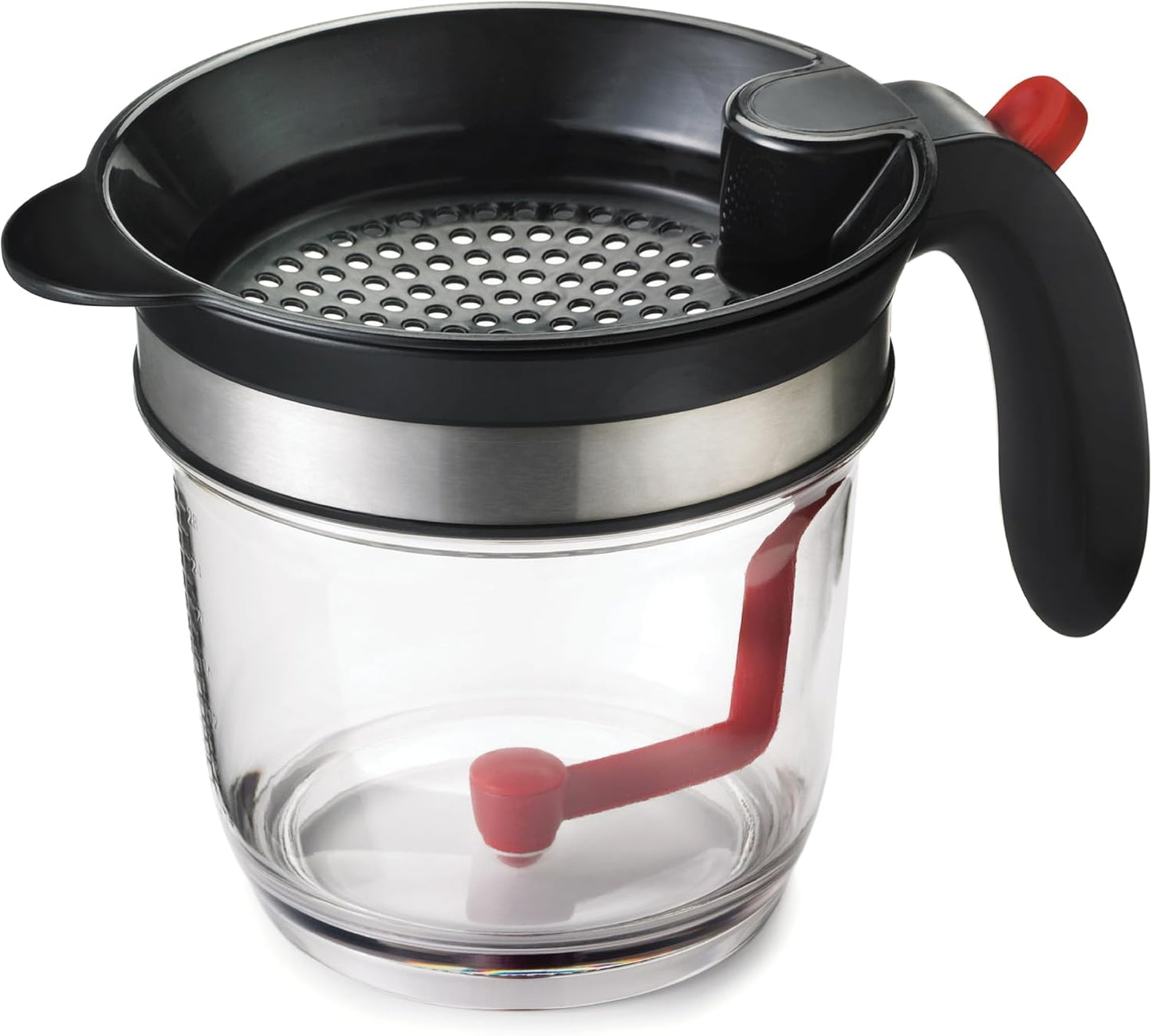 Cuisipro Fat Separator with Bottom Release for Easy Straining