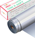 Heat Transfer Vinyl Silver Iron on Vinyl Roll 12 x 60ft - Easy Cut