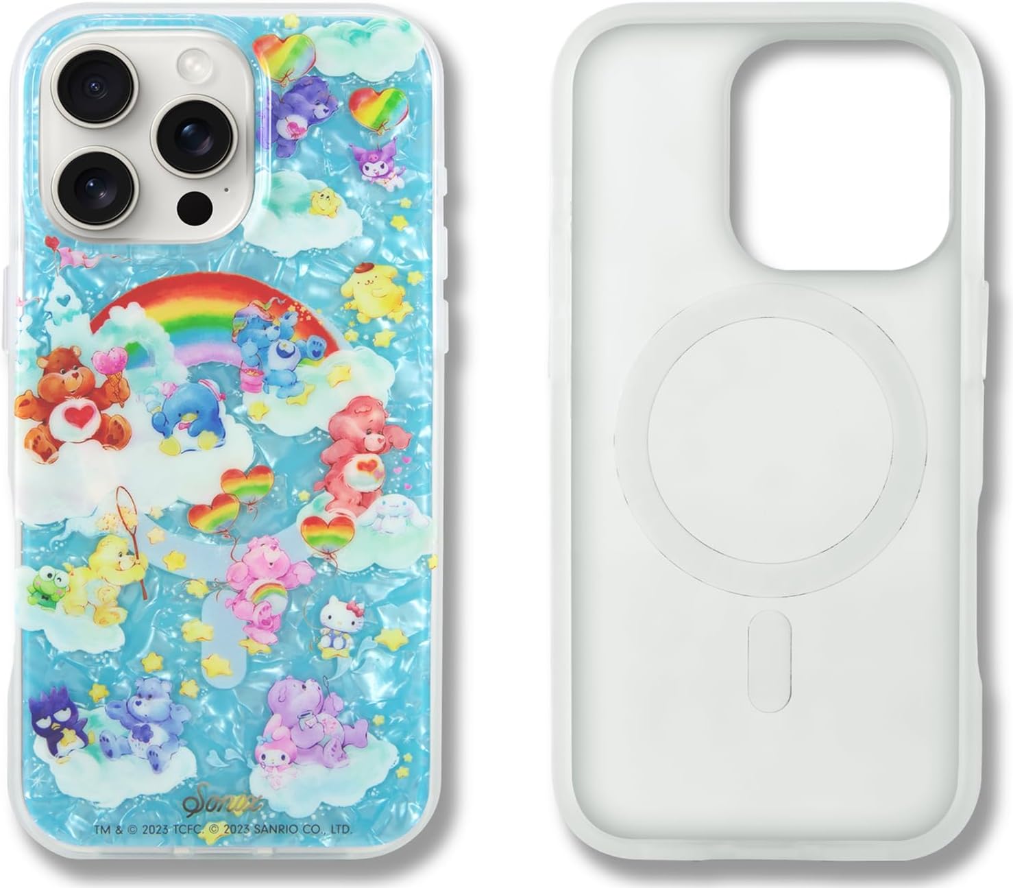 Hello Kitty x Care Bears iPhone 16 Pro Max Case - MagSafe Compatible