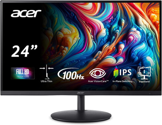 Acer 23.8 FHD IPS Monitor: 100Hz FreeSync & Zero Frame
