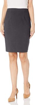 Calvin Klein Womens Classic Fit Straight Lux Suit Skirt - Versatile