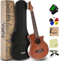 Electric Ukulele Concert Uke 23 in Sapele Wood - Rich Tone