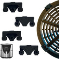 Air Fryer Silicone Rubber Bumpers for Round Bella Pro Series 8QT