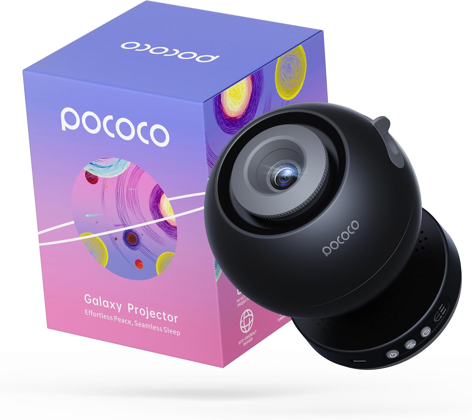 POCOCO Galaxy Star Projector for Relaxation and Sleep Aid