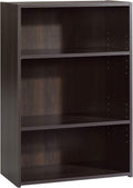 Sauder Beginnings 3-Shelf Bookcase - Compact Adjustable Storage