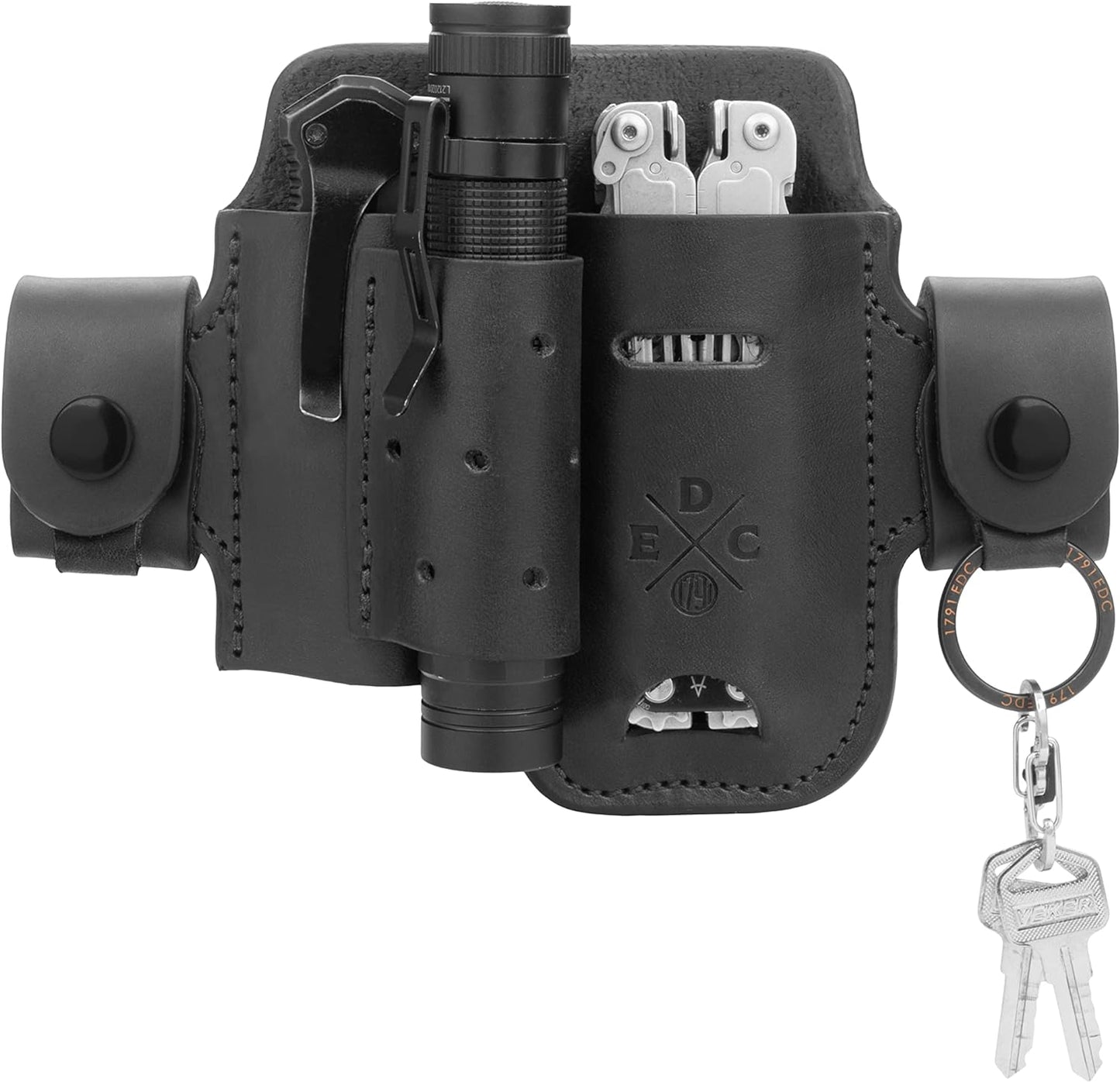 Compact EDC Multitool & Flashlight Holder