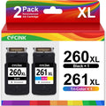 PG-260 XL CL-261 XL Compatible Ink Cartridges Combo Pack - Reliable