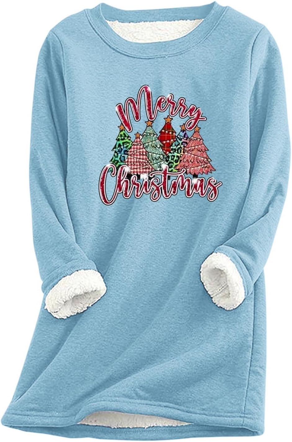 Warm & Witty Christmas Sherpa Sweatshirt! | Tawop