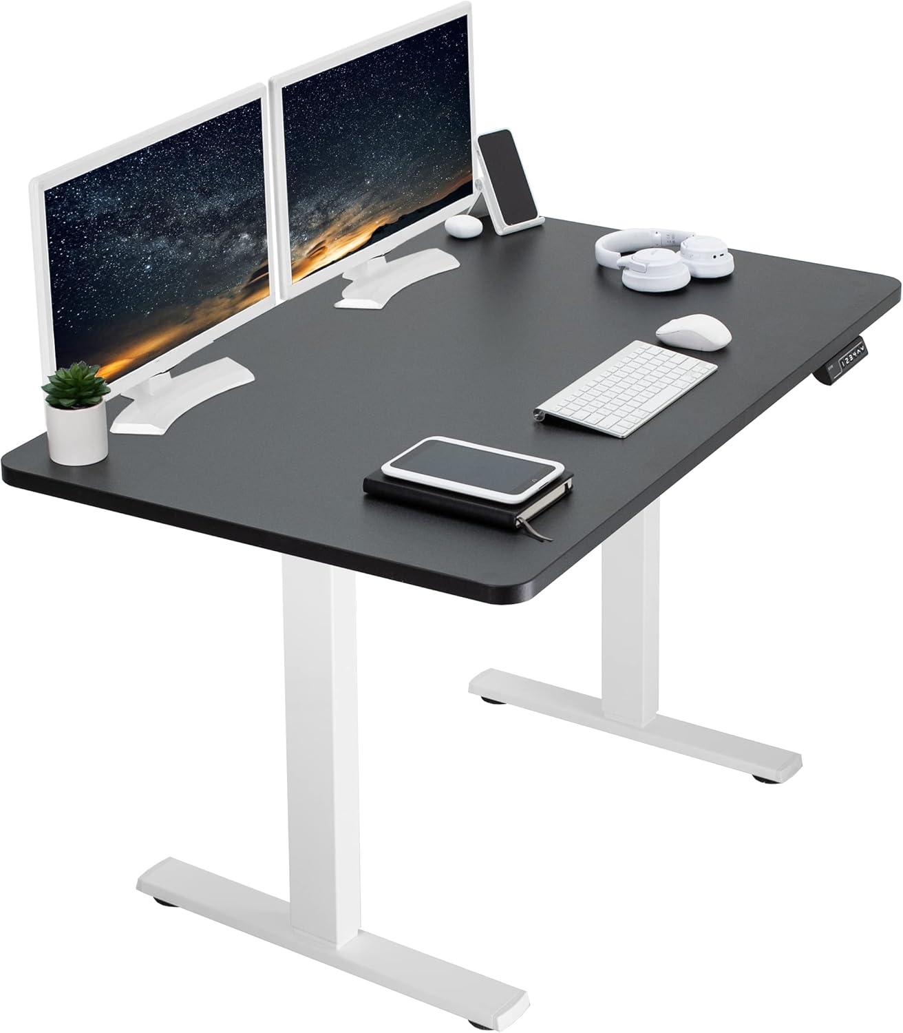 VIVO Electric Standing Desk with Memory Height Adjustment Features