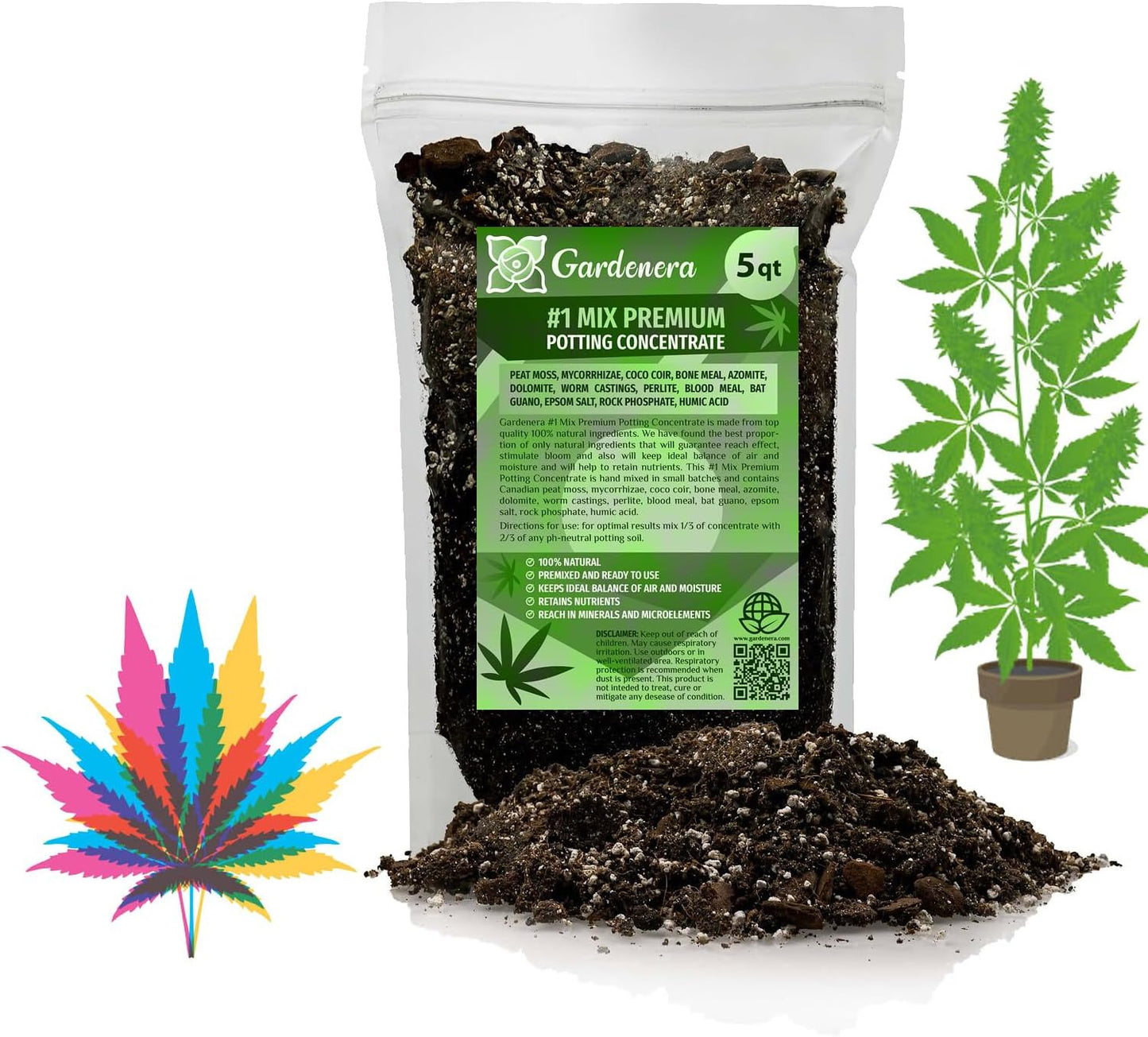 Organic Autoflower Plants Potting Soil Mix for Thriving Growth
