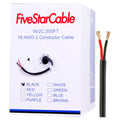 16-2 Speaker Wire 500 ft Spool - Easy Pull Box for Home and Stage