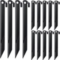 16Pcs Heavy Duty Black Tent Stakes - Secure Your Outdoor Decor!
