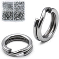 Split Rings Fishing 200Pcs Stainless Steel Heavy Duty Split Ring
