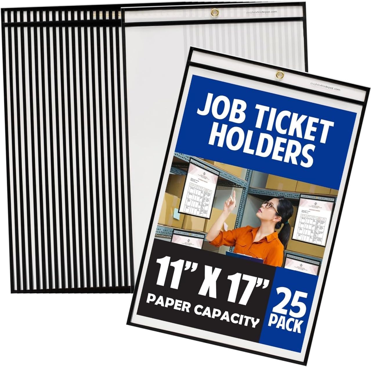 Office Werks 11 x 17 Inch Stitched Job Ticket Holder Pack