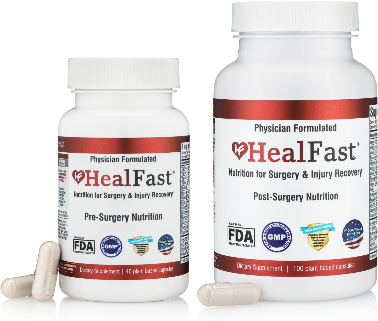 HealFast Complete Surgery Recovery Supplement for Fast Healing