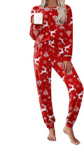Ekouaer Women's Cotton Blend Pajama Set S-XXL - Soft Comfy Sleepwear