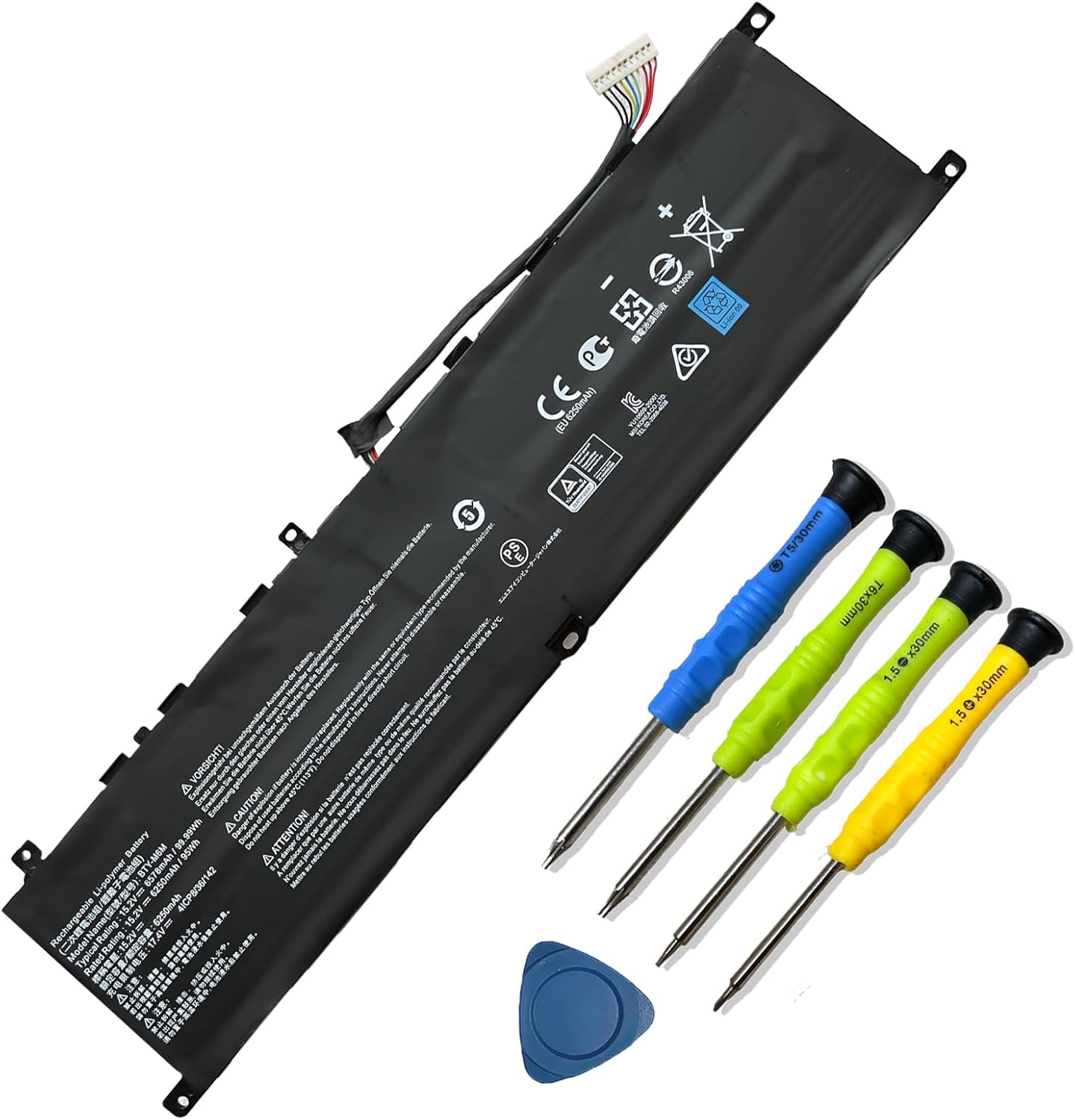 BTY-M6M Laptop Battery Replacement for MSI GS66 and GE76 Models