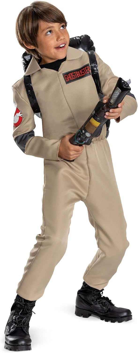 Official Ghostbusters Kids Costume for Halloween Fun and Play