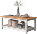 Versatile White/Pine Coffee Table - Elevate Your Space