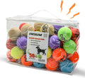 Squeaky Tennis Balls for Dogs 50 Pack - Durable Outdoor Play