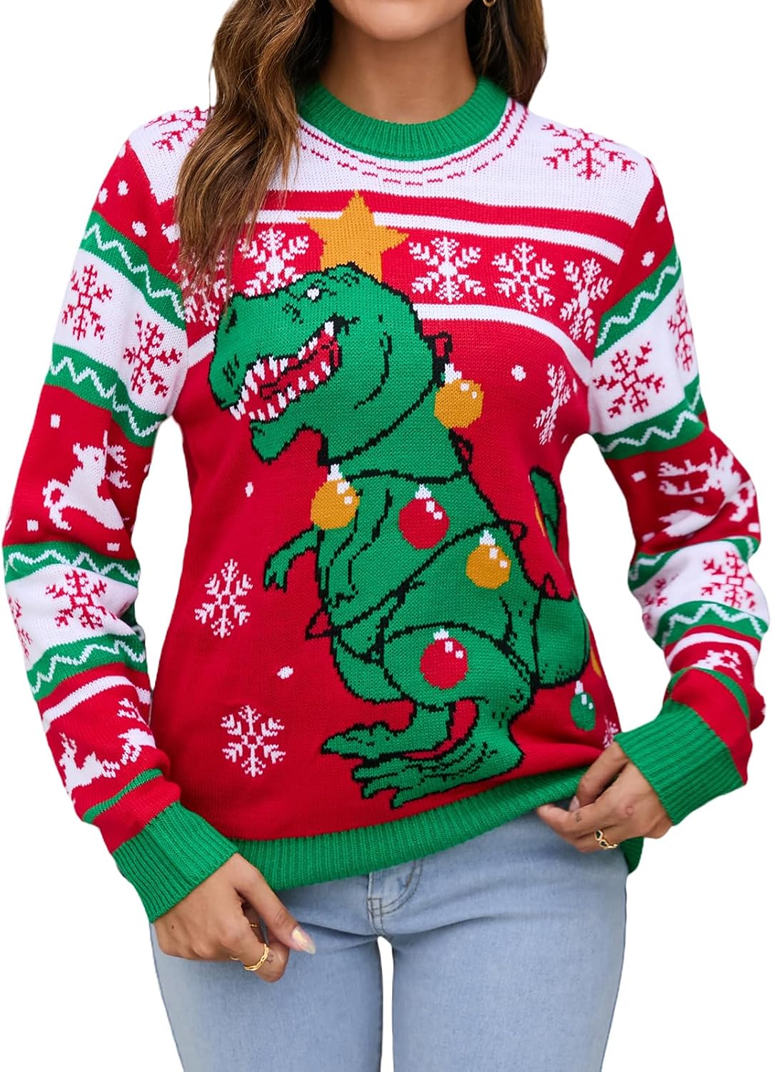 LUBOT Ugly Christmas Sweaters for Women - Cute and Funny Style