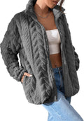 Dokotoo Winter Fleece Jacket for Women - Cozy Oversized Zipper Coat