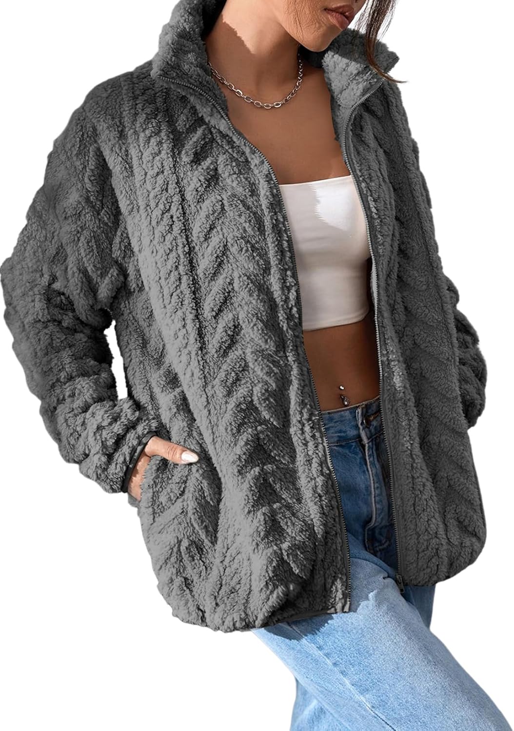 Dokotoo Winter Fleece Jacket for Women - Cozy and Stylish