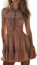Bohemian Mini Dress with Deep V Neck for Stylish Summer Looks