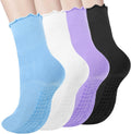 Pilates Socks with Grips for Women - Non Slip Yoga Grip Socks