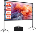 VEVOR 100 Inch Portable Projector Screen with Stand for Movies