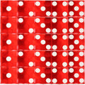 Casino Craps Dice Set 19 mm Red - Razor Edge Precision