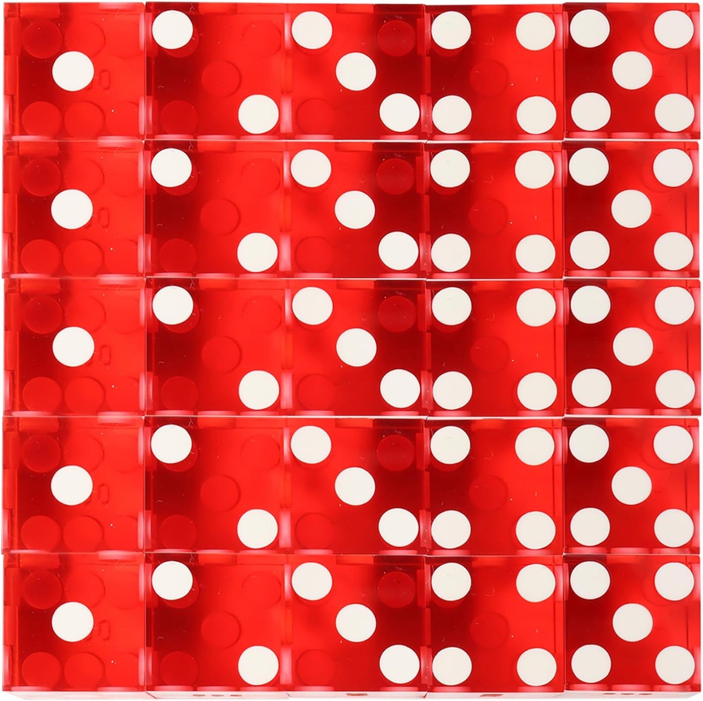 AAA Grade 19 mm Casino Craps Dice Set of 25 for Gaming Fun