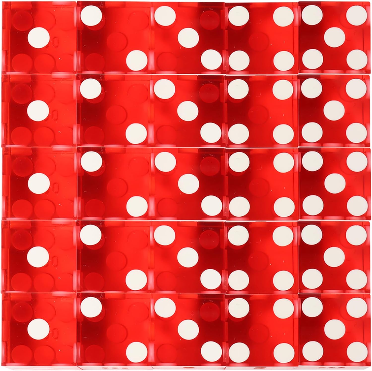 AAA Grade 19 mm Casino Craps Dice Set of 25 for Gaming Fun