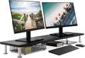 The Original Bamboo Dual Monitor Stand 42in - Large Ergonomic Riser