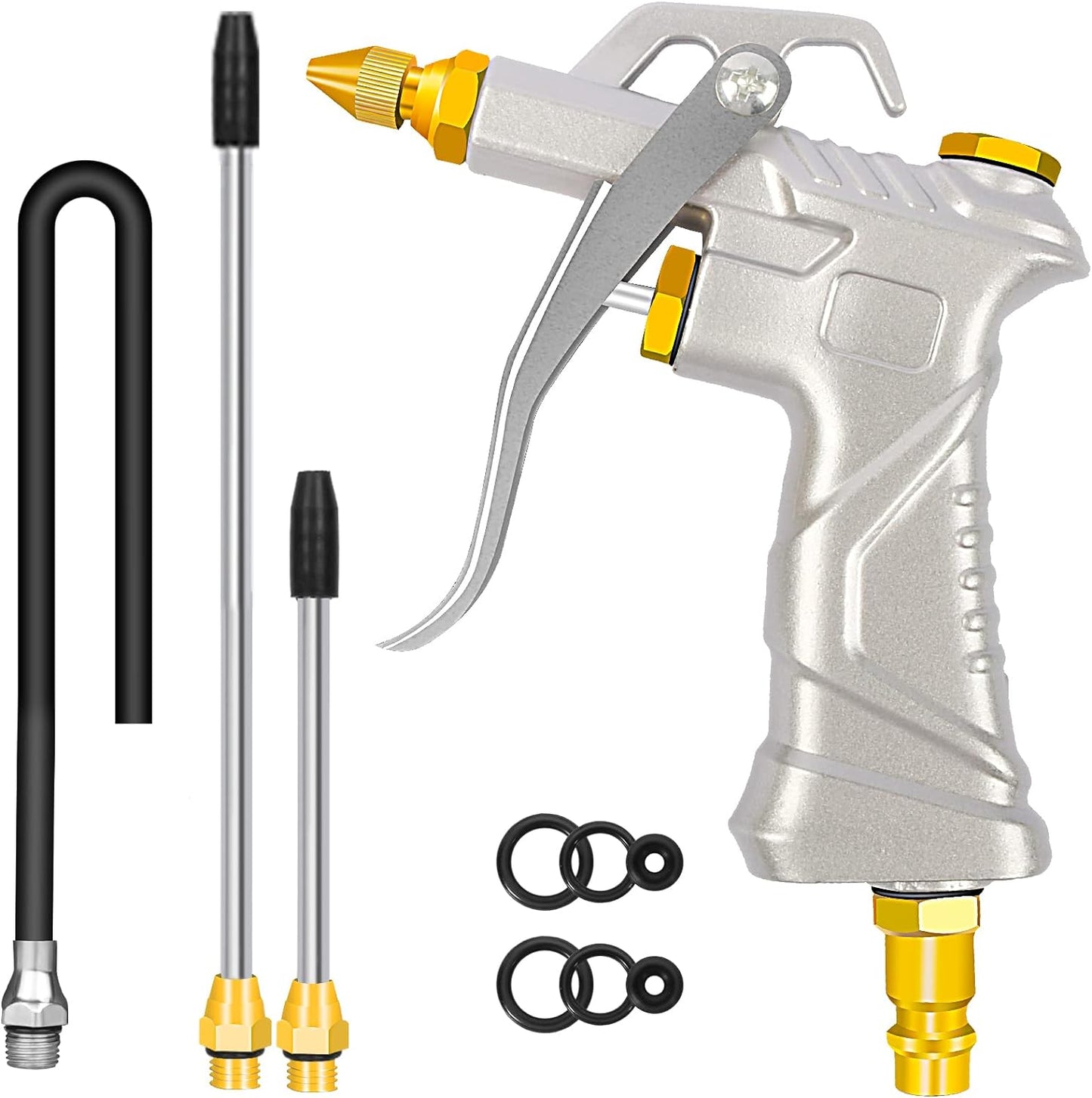 Adjustable Brass Air Blow Gun - Efficient Compressor Accessory
