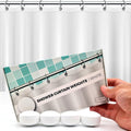 Powerful Magnetic Shower Curtain Weights - Splash-Free Stability