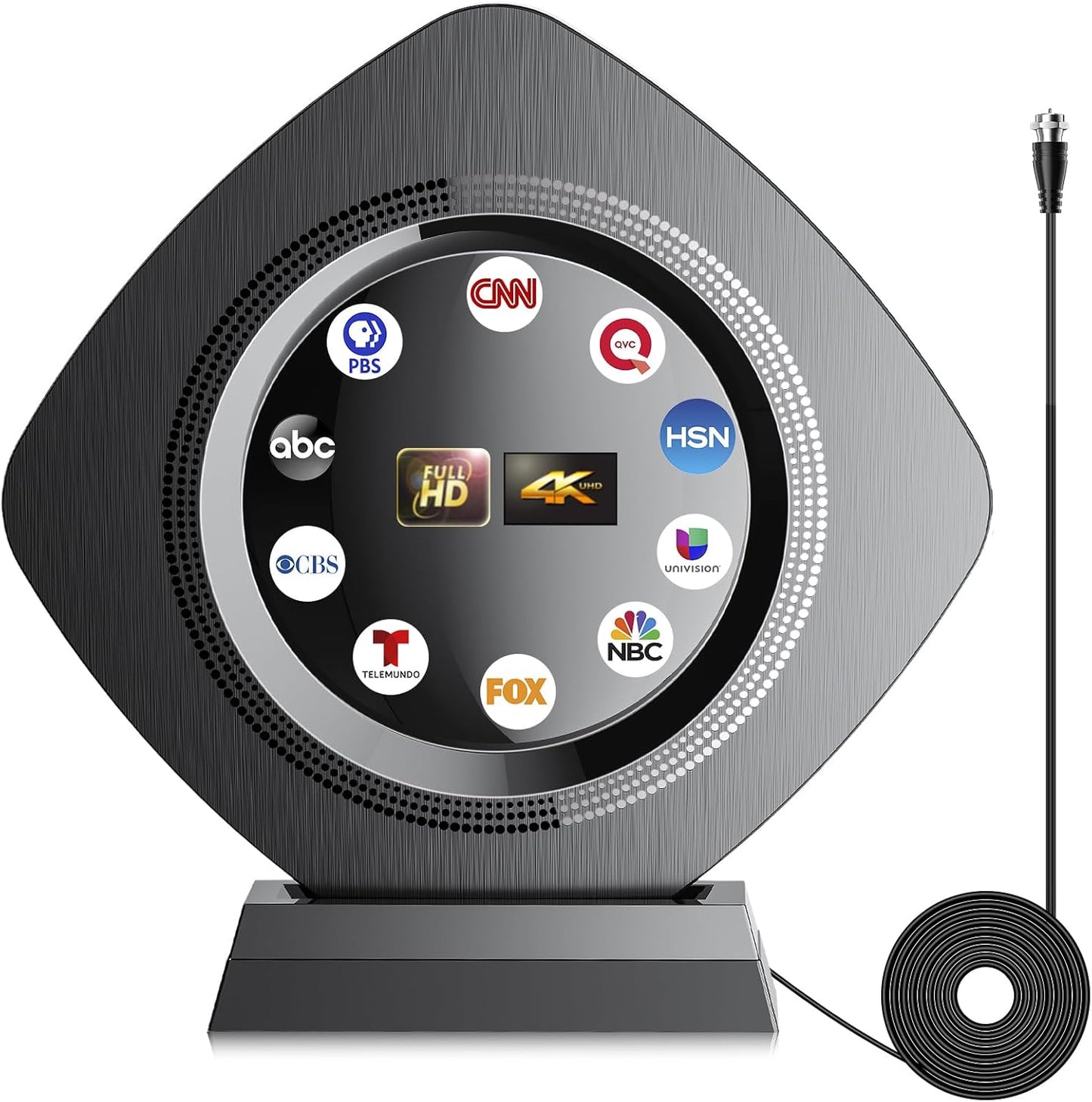 1100+ Mile Long Range HD TV Antenna - 4K Support!
