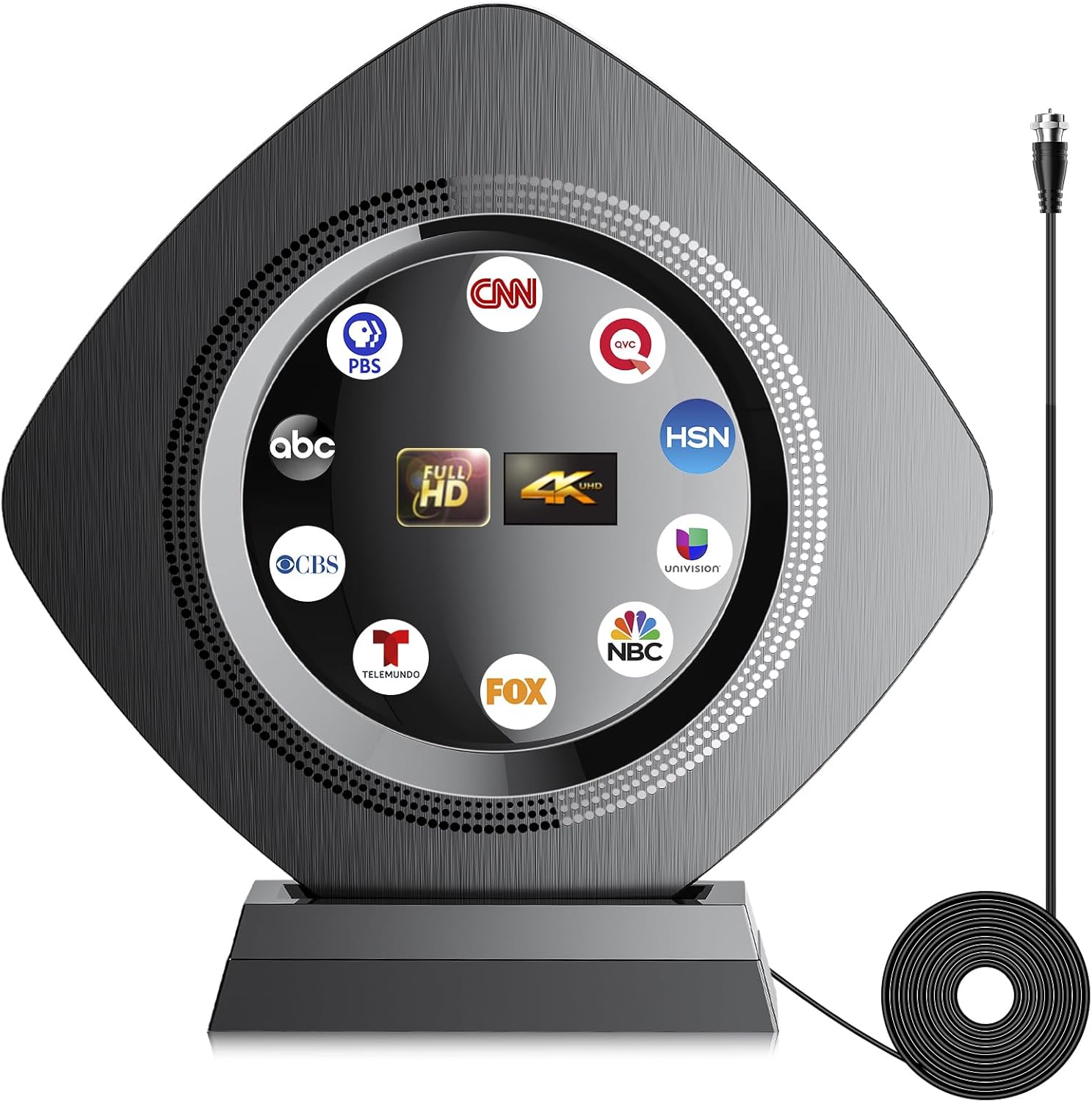 1100+ Mile Long Range HD TV Antenna - 4K Support!