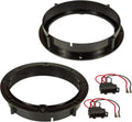 6.5ft 165mm Car Speaker Adapter Rings Compatible with Volkswagen Seat