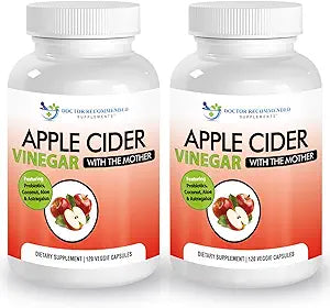 Organic Apple Cider Vinegar Capsules for Detox and Wellness