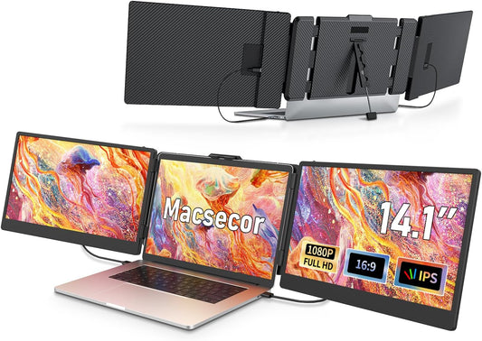 Triple FHD Laptop Monitor Extender - Plug & Play